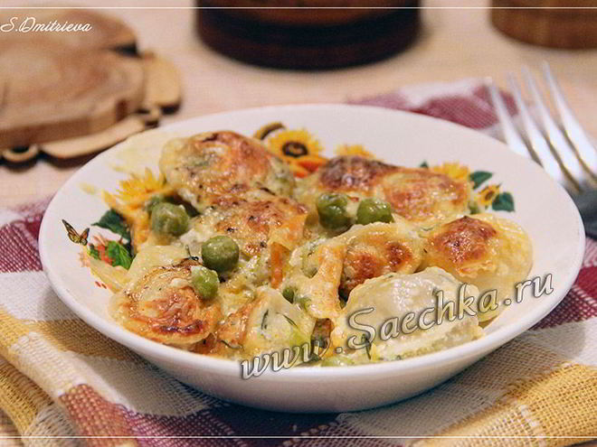 Рецепт пельменей в духовке