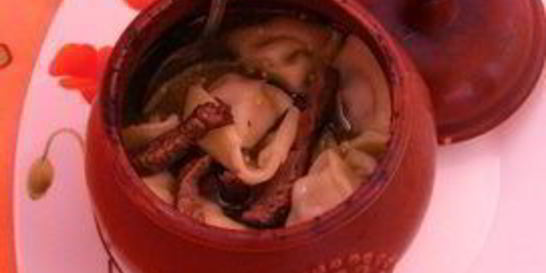 Пельмени в горшочке