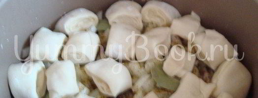 штрудли из пельменного теста в мультиварке. Шаг 5