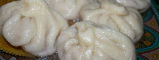 сочные хинкали с бараниной и базиликом. Шаг 7