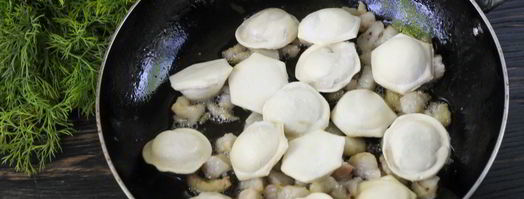 жареные пельмени. Шаг 2