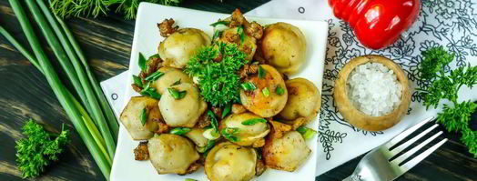 жареные пельмени. Шаг 7