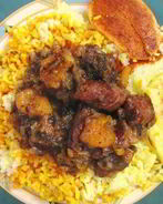 Азербайджанский плов с бараниной