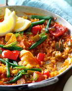 Испанская паэлья с овощами