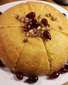 Откидной плов с курицей