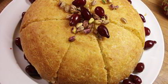 Откидной плов с курицей