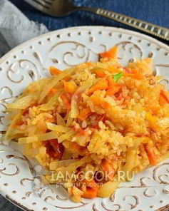 Овощной плов в мультиварке