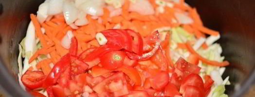 овощной плов в мультиварке. Шаг 5