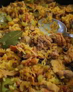 Паэлья с кроликом