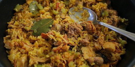 Паэлья с кроликом