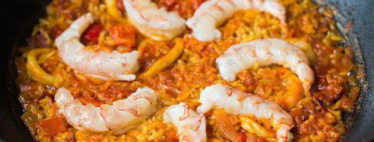 паэлья с морепродуктами и чоризо. Шаг 12