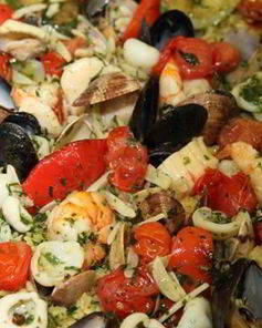 Паэлья с морепродуктами