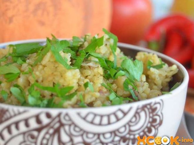 Рецепт пилава из булгура с баклажанами