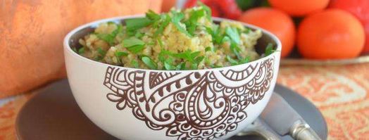 пилав из булгура с баклажанами. Шаг 6