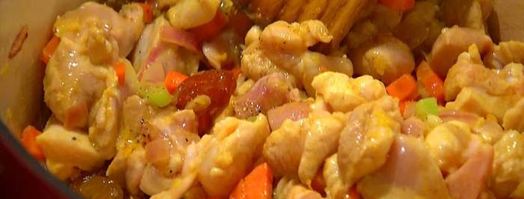 пилав с курицей, изюмом и кедровыми орешками. Шаг 7