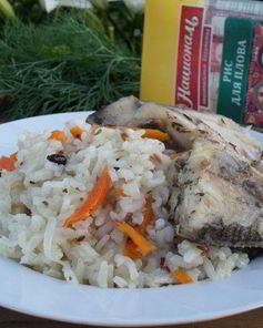 Плов Дачный с карпом