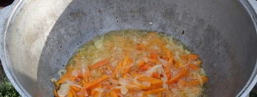 плов дачный с карпом. Шаг 12