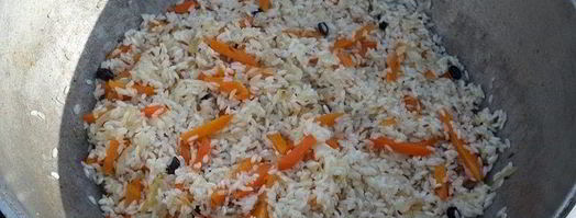 плов дачный с карпом. Шаг 15