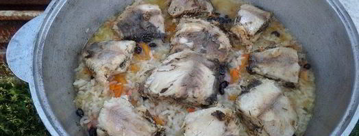 плов дачный с карпом. Шаг 17