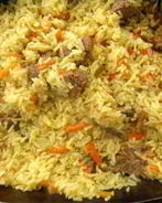 Плов из баранины на костре