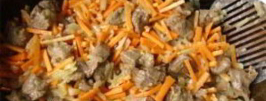 плов из баранины на костре. Шаг 2