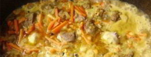 плов из баранины на костре. Шаг 3