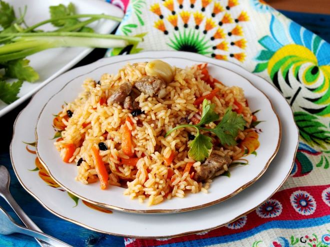 Рецепт плова из баранины в казане