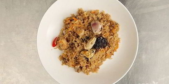 Плов из морепродуктов в мультиварке