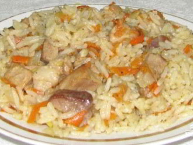 Рецепт плова из свинины на сковороде