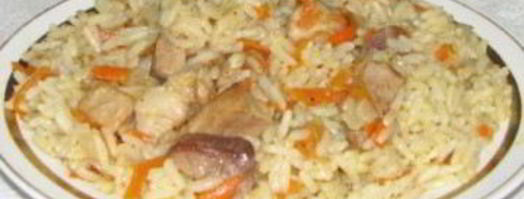 плов из свинины на сковороде. Шаг 13