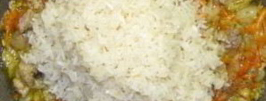 плов из свинины на сковороде. Шаг 9