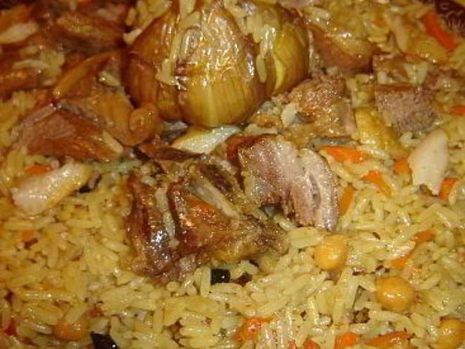 Рецепт плова праздничного туй оши