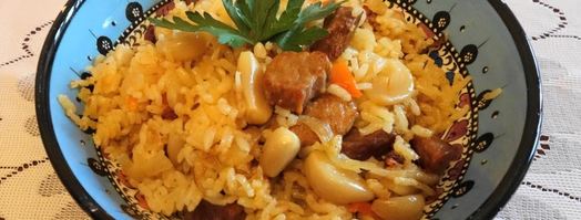 плов с чесноком. Шаг 15