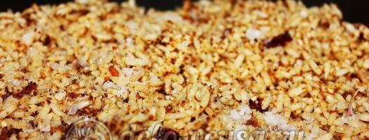 плов с грибами в мультиварке. Шаг 12