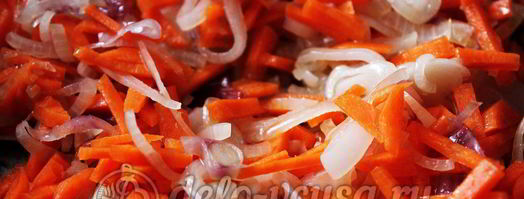 плов с грибами в мультиварке. Шаг 5