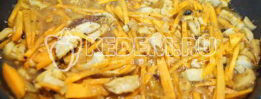 плов с грибами. Шаг 4