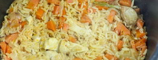 плов с куриной грудкой в мультиварке. Шаг 9