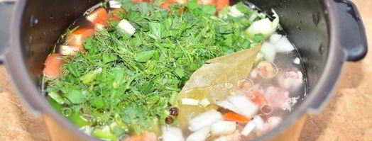 плов с куриными сердечками в мультиварке. Шаг 4