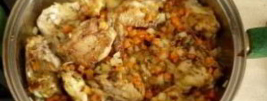 плов с курицей и овощами. Шаг 4