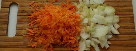 плов с курицей в булочке. Шаг 3