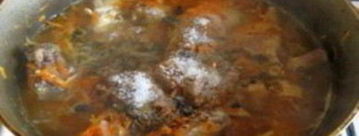 плов с курицей в утятнице. Шаг 7