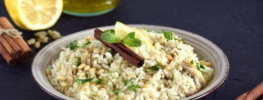 плов с лимоном и кедровыми орешками. Шаг 8