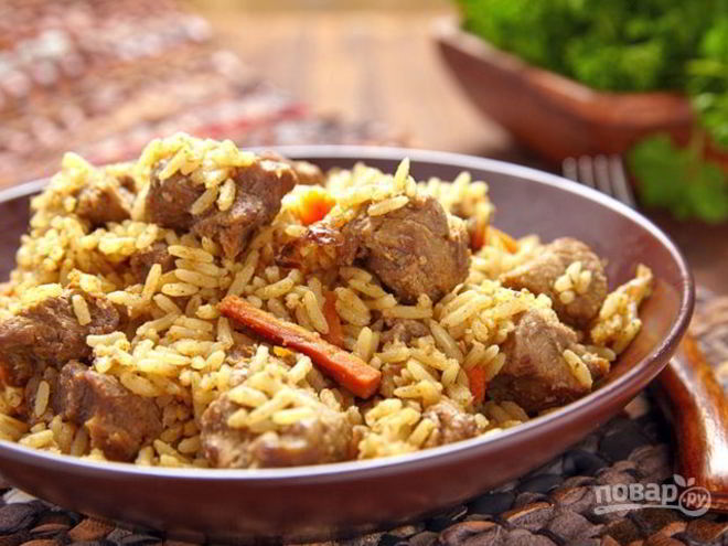 Рецепт плова с мясом