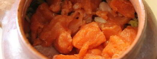 плов с рыбой в горшочке. Шаг 10