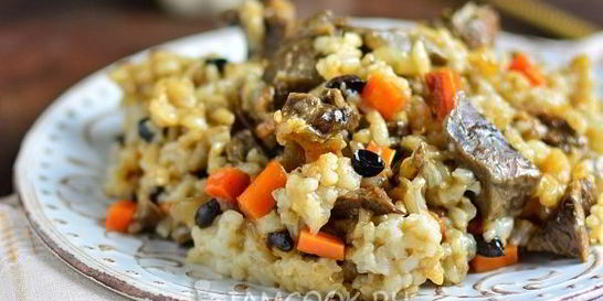 Плов с телятиной в мультиварке