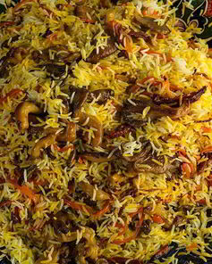 Плов с вешенками