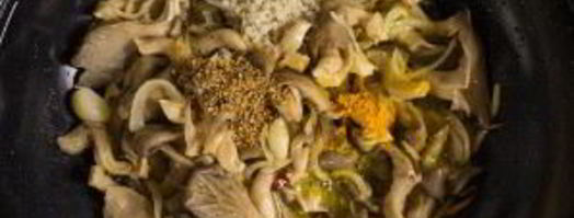 плов с вешенками. Шаг 2