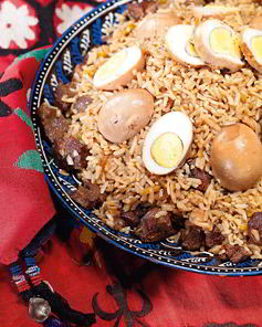 Плов с яйцом