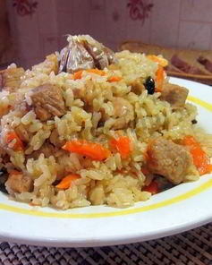 Плов со свининой в мультиварке