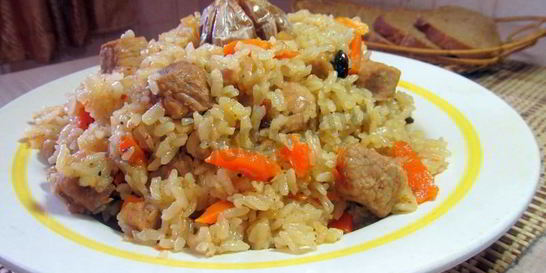 Плов со свининой в мультиварке